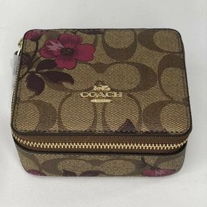 Coach | Jewelry | Coach Jewelry Box In Signature Canvas Victorian ...